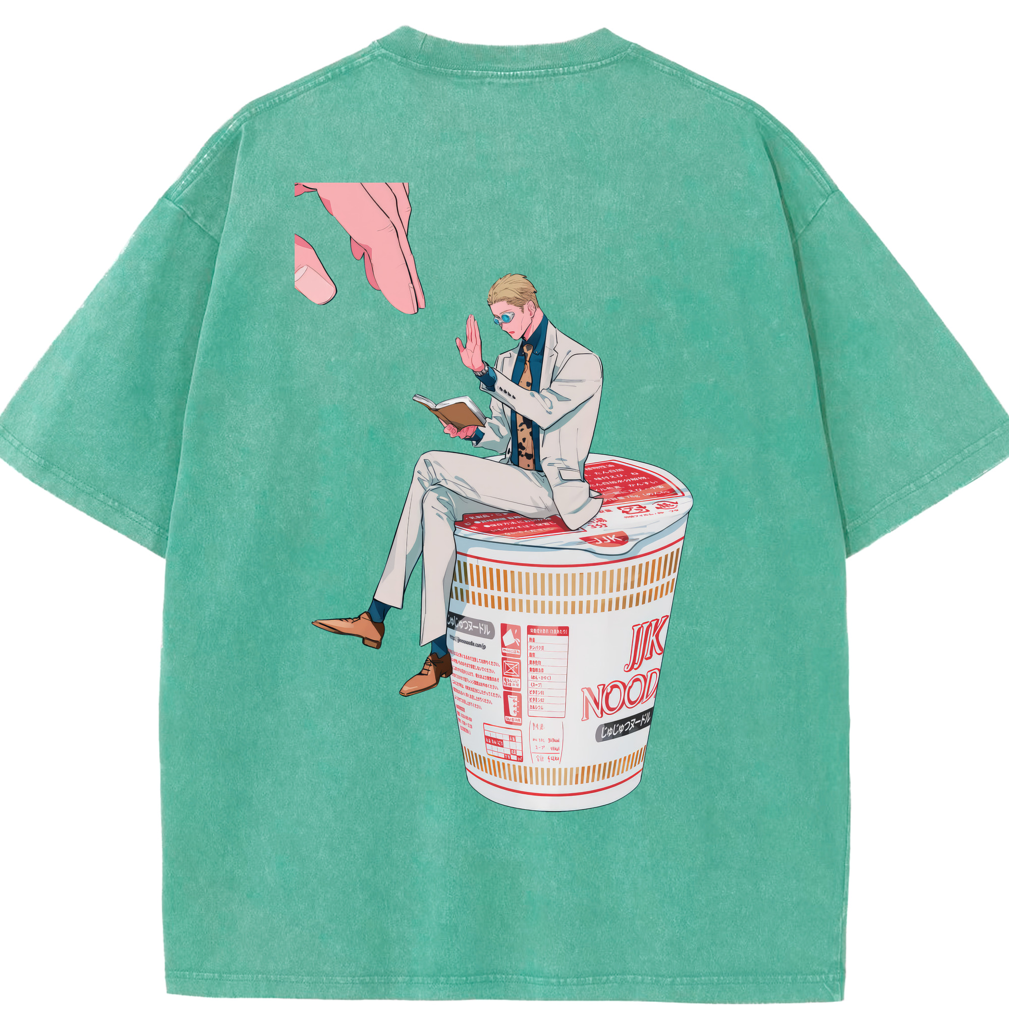 （画像用） 呪術廻戦 Jujutsu Kaisen 綿100% ヴィンテージ風 半袖Tシャツ（背面プリント）
